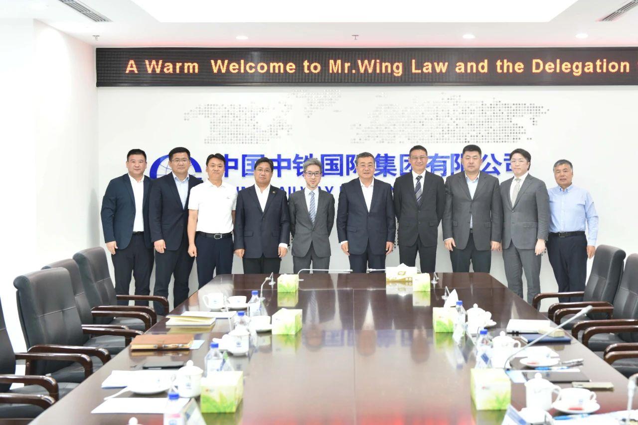 毕彦春与阿特金斯亚洲区首席执行官罗柱荣举行会谈